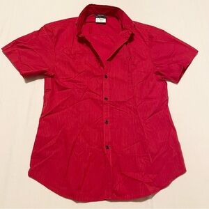 KFC Kentucky Fried Chicken Red Button Up Uniform Size Small Women’s